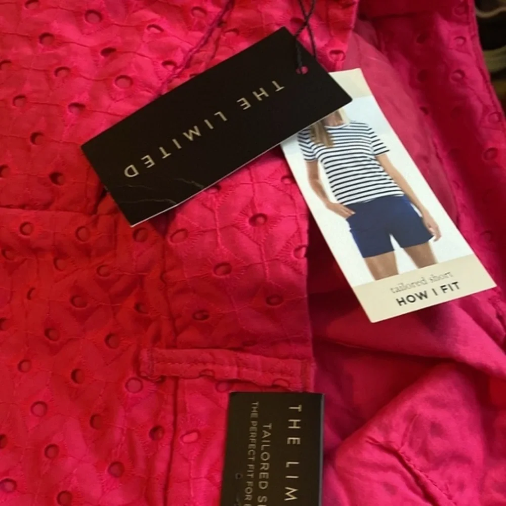The Limited Hot Pink‎ Eyelet Shorts